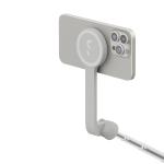 Selfie stick ShiftCam SnapStand Selfie, Compatibil MagSafe, Telecomanda Bluetooth, Unghi reglabil, 75cm, Stone 4 - lerato.ro