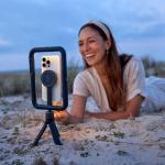Trepied ShiftCam SnapStudio Light, Compatibil MagSafe, Lampa LED 600lum / 2500-6000K, 1100mAh, USB-C, Midnight 6 - lerato.ro