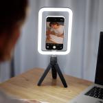 Trepied ShiftCam SnapStudio Light, Compatibil MagSafe, Lampa LED 600lum / 2500-6000K, 1100mAh, USB-C, Midnight 7 - lerato.ro