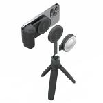 ShiftCam Creator Kit, SnapGrip, Trepied SnapStand, Lumina LED SnapPocket Light, 3200mAh, Rotire 180 grade, Midnight 3 - lerato.ro