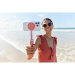 Selfie stick cu trepied ShiftCam SnapPod, Compatibil MagSafe, Roz 6 - lerato.ro