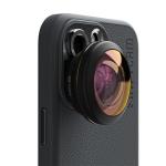 Filtru pentru telefoane ShiftCam LensUltra Fisheye, Unghi de vizualizare 200 grade, Zoom 0.2x, Multi layer AR, Negru 8 - lerato.ro