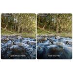 Filtru VND pentru telefoane ShiftCam LensUltra, 6–9 stops, Efect motion blur, Negru 9 - lerato.ro