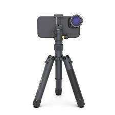 Trepied ShiftCam TravelPod Pro, Inaltime maxima 140cm, Inaltime minima 22cm, Rotire 360 grade, Gri