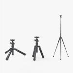 Trepied ShiftCam TravelPod Pro, Inaltime maxima 140cm, Inaltime minima 22cm, Rotire 360 grade, Gri 7 - lerato.ro