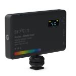 Panou RGBWW ShiftCam ProLED, 5W, 2500–9000 K, 3100mAh, Autonomie 2h, Incarcare USB-C, Negru 4 - lerato.ro