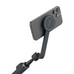 Selfie stick cu trepied ShiftCam SnapStand Selfie, MagSafe, Lungime maxima 75cm, Inclinare 200 grade, Telecomanda Bluetooth, Midnight Grey 3 - lerato.ro