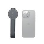 Selfie stick cu trepied ShiftCam SnapStand Selfie, MagSafe, Lungime maxima 75cm, Inclinare 200 grade, Telecomanda Bluetooth, Midnight Grey 6 - lerato.ro