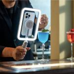 Trepied ShiftCam SnapStudio Light, Compatibil MagSafe, Lampa LED 600lum / 2500-6000K, 1100mAh, USB-C, Stone 7 - lerato.ro