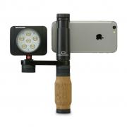 Suport profesional extensibil pentru telefon Shoulderpod R1 Go, Compatibil cu Shoulderpod S1, Lemn