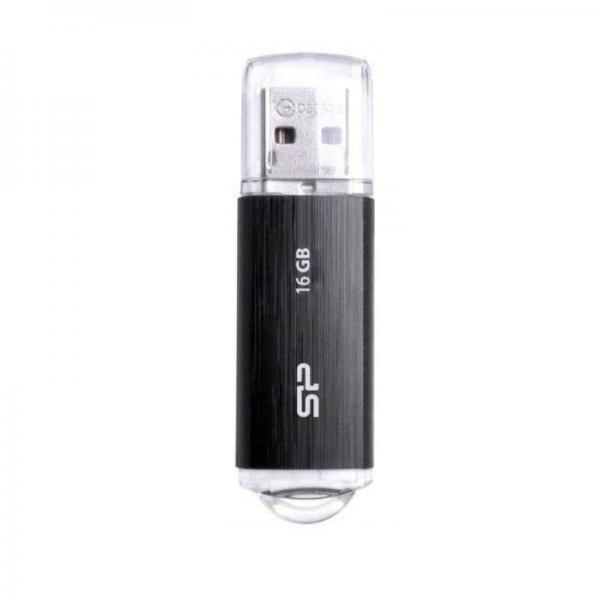 USB Flash Drive Silicon Power, Blaze B02, USB 3.2 Gen 1, 16GB, plastic, 60.6 x 18.0 x 8.1mm, 8g, negru 1 - lerato.ro