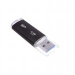USB Flash Drive Silicon Power, Blaze B02, USB 3.2 Gen 1, 32GB, plastic, 60.6 x 18.0 x 8.1mm, 8g, negru