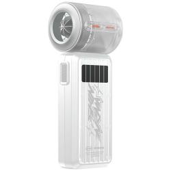 Ventilator portabil Skinarma Gyro, 5000 mAh, 20000 rpm, 4 viteze, USB-C, Alb