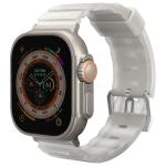 Curea Skinarma Shokku din silicon compatibila cu Apple Watch 44/45/49mm, Alb 3 - lerato.ro
