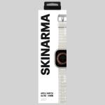 Curea Skinarma Shokku din silicon compatibila cu Apple Watch 44/45/49mm, Alb 6 - lerato.ro