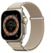 Curea Skinarma Kobu compatibila cu Apple Watch 49 / 45 / 44 mm, Ivory
