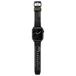 Curea Skinarma Shokku din silicon compatibila cu Apple Watch 45/44/42mm, Negru 2 - lerato.ro