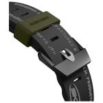 Curea Skinarma Shokku din silicon compatibila cu Apple Watch 45/44/42mm, Negru 6 - lerato.ro