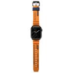 Curea Skinarma Shokku din silicon compatibila cu Apple Watch 45/44/42mm, Portocaliu 2 - lerato.ro