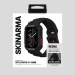 Curea Skinarma Mecha cu carcasa de protectie compatibila cu Apple Watch 45/44mm, Negru 5 - lerato.ro