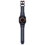 Curea Skinarma Mecha cu carcasa de protectie compatibila cu Apple Watch Ultra 49mm, Navy Blue 3 - lerato.ro