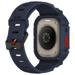 Curea Skinarma Mecha cu carcasa de protectie compatibila cu Apple Watch Ultra 49mm, Navy Blue 4 - lerato.ro