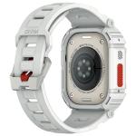 Curea Skinarma Mecha cu carcasa de protectie compatibila cu Apple Watch Ultra 49mm, Light Gray 4 - lerato.ro