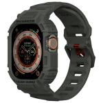Curea Skinarma Mecha cu carcasa de protectie compatibila cu Apple Watch Ultra 49mm, Olive 2 - lerato.ro