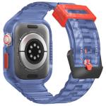 Curea Skinarma Saido compatibila cu Apple Watch 45/44mm, Navy Blue 3 - lerato.ro