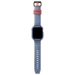 Curea Skinarma Saido compatibila cu Apple Watch 45/44mm, Navy Blue 4 - lerato.ro