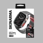 Curea Skinarma Saido compatibila cu Apple Watch 45/44mm, Gri 4 - lerato.ro