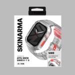 Curea Skinarma Saido compatibila cu Apple Watch 45/44mm, Transparent 4 - lerato.ro