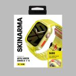 Curea Skinarma Saido compatibila cu Apple Watch 45/44mm, Neon Yellow 4 - lerato.ro
