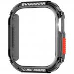 Carcasa Skinarma Atom compatibila cu Apple Watch 46mm, Smoke 3 - lerato.ro
