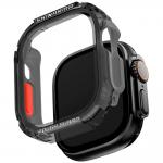 Carcasa Skinarma Atom compatibila cu Apple Watch Ultra 49mm, Smoke 2 - lerato.ro