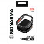 Carcasa Skinarma Atom compatibila cu Apple Watch Ultra 49mm, Smoke 4 - lerato.ro