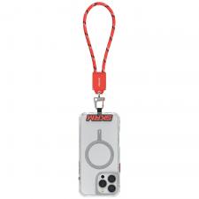 Snur pentru carcase 2 in 1 Skinarma Dyno Ve Wrist, Cablu braided USB-C la USB-C, 480Mbps, 240W, 5A, Rosu