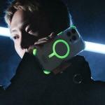 Carcasa Skinarma Saido compatibila cu iPhone 16, Niteglow 9 - lerato.ro