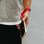 Snur pentru carcase Skinarma Scout Handstrap, Rosu 5 - lerato.ro