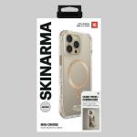 Carcasa Skinarma Saido cu MagSafe compatibila cu iPhone 16 Pro, Bej 6 - lerato.ro