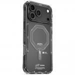 Carcasa Skinarma Saido cu MagSafe compatibila cu iPhone 17 Pro Max, Graphite 2 - lerato.ro