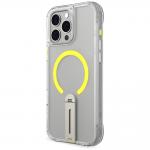 Carcasa Skinarma Helix cu MagSafe si 360 Rotating Stand, compatibila cu iPhone 16 Pro, Transparent 4 - lerato.ro