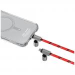 Snur pentru carcase 2 in 1 Skinarma Dyno Ve, Cablu braided USB-C la USB-C, 480Mbps, 240W, 5A, Rosu 4 - lerato.ro