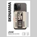 Portofel Skinarma Mirage Spunk cu Stand, Compatibil MagSafe, Ivory 5 - lerato.ro