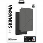 Husa flip cover Skinarma Zeta compatibila cu iPad (A16) / iPad 2022, Gri 9 - lerato.ro