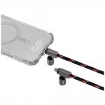 Snur pentru carcase 2 in 1 Skinarma Dyno Ve, Cablu braided USB-C la USB-C, 480Mbps, 240W, 5A, Negru 4 - lerato.ro