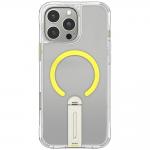 Carcasa Skinarma Helix cu MagSafe si 360 Rotating Stand, compatibila cu iPhone 16 Pro Max, Transparent 2 - lerato.ro