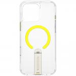 Carcasa Skinarma Helix cu MagSafe si 360 Rotating Stand, compatibila cu iPhone 16 Pro Max, Transparent 5 - lerato.ro