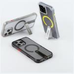 Carcasa Skinarma Helix cu MagSafe si 360 Rotating Stand, compatibila cu iPhone 16 Pro Max, Transparent 7 - lerato.ro