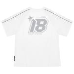 Tricou unisex Skinarma Delta, Marime M, Bumbac, Printed pattern, Alb 3 - lerato.ro